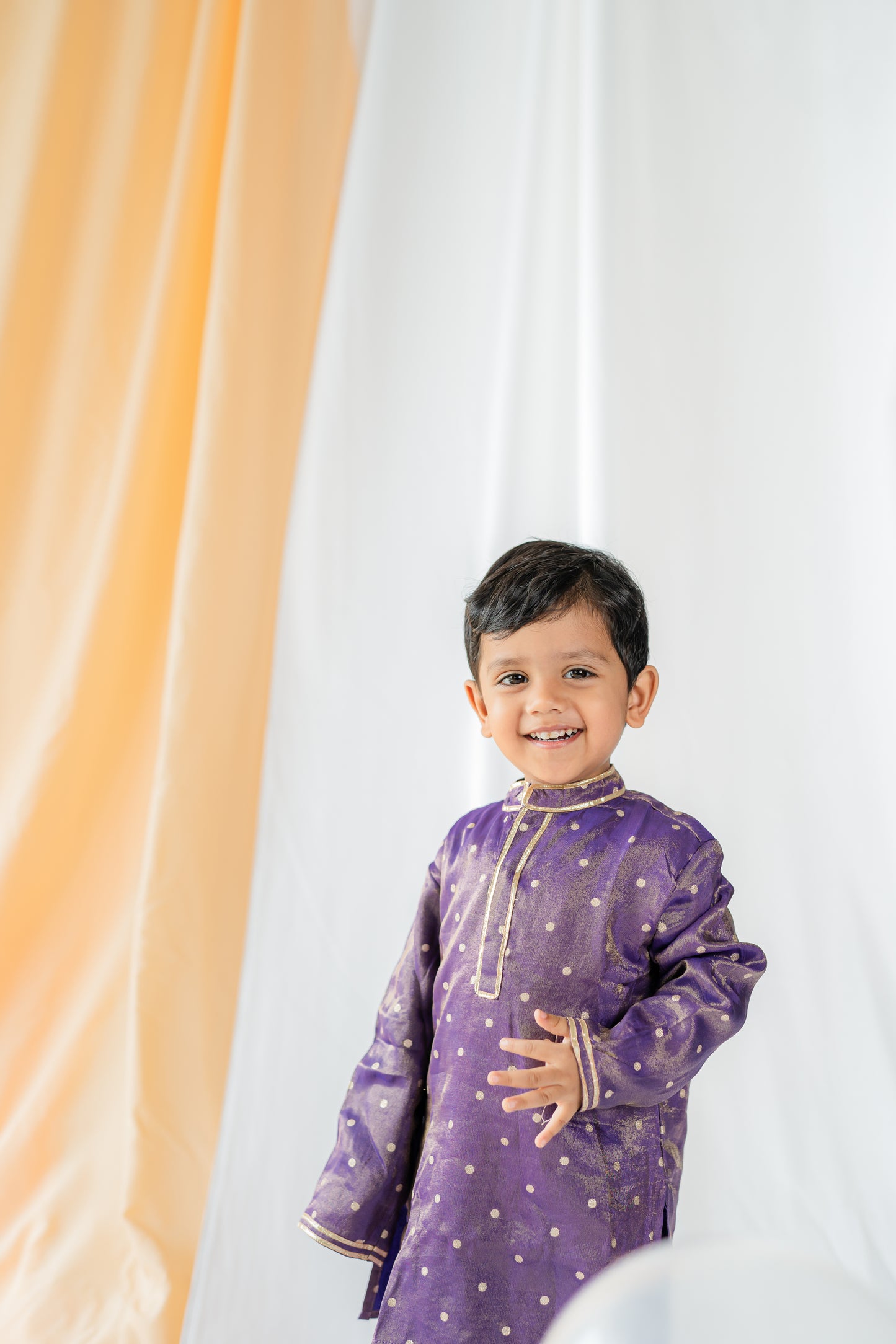 Purple Kurta Set