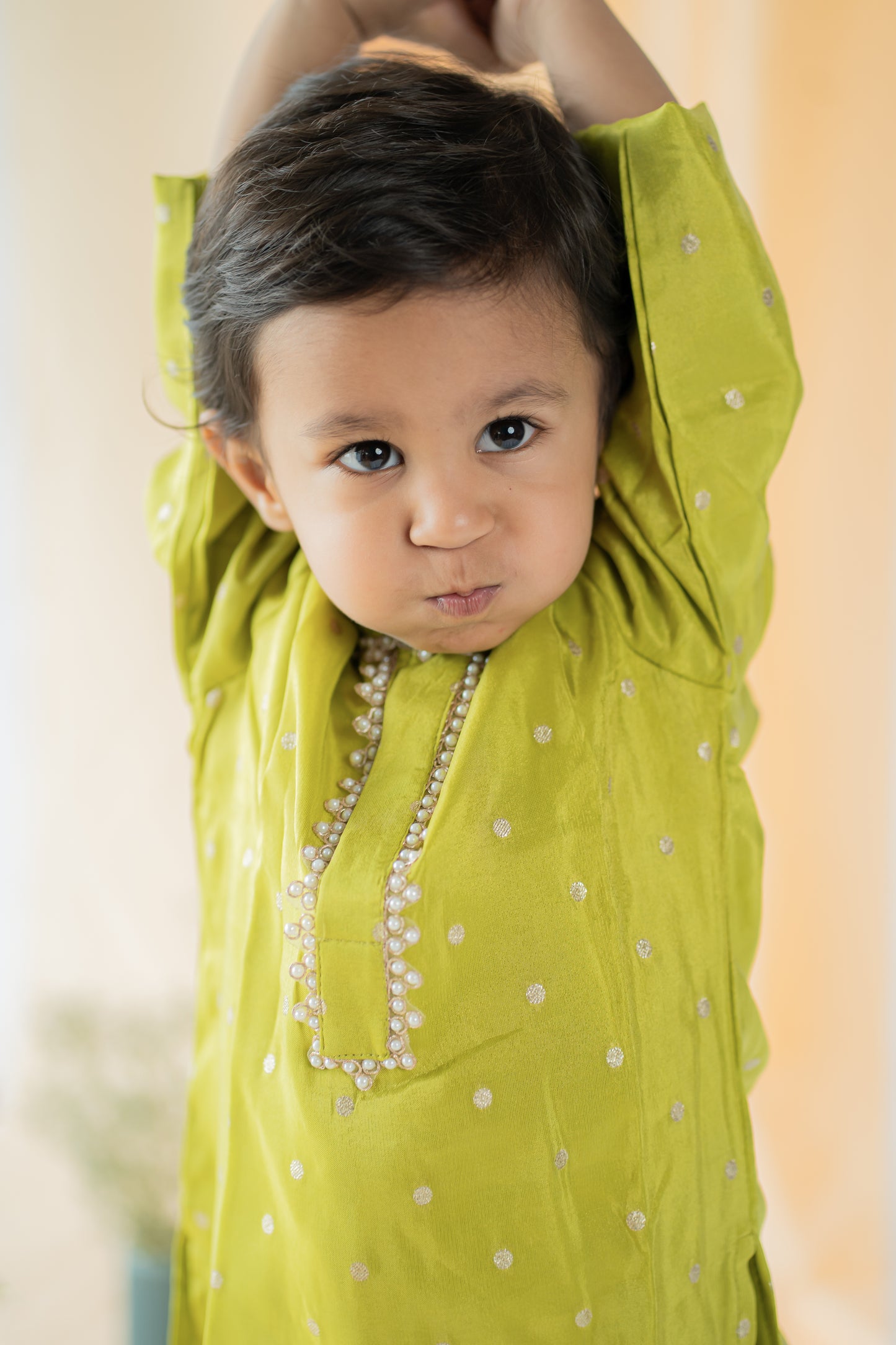 Green Kurta Set