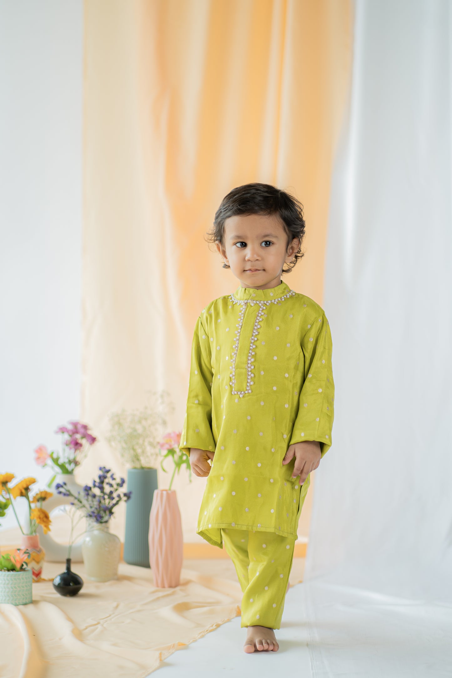 Green Kurta Set