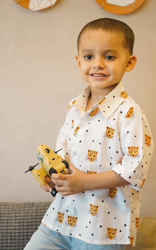 Tiger Print Shirt for boys